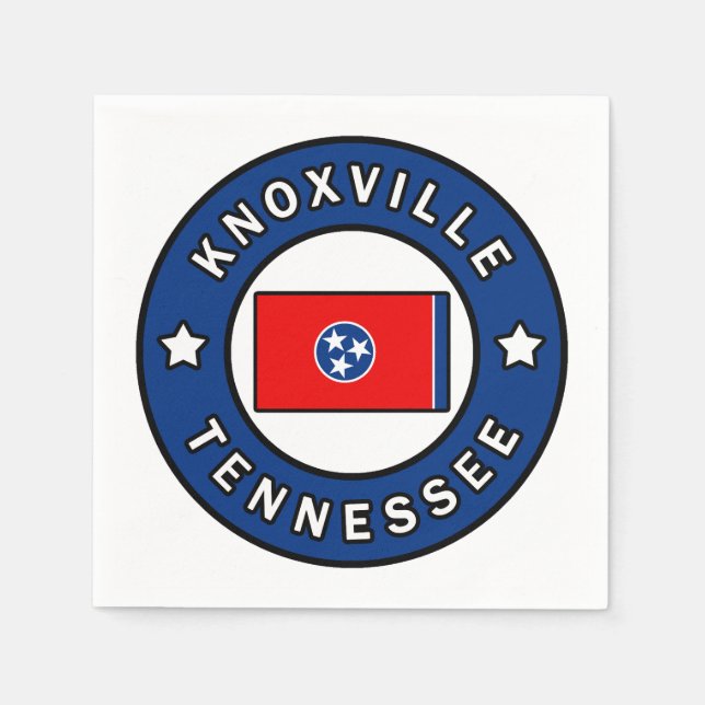 Knoxville Tennessee Pappersservett (Framsidan)