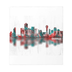 Knoxville Tennessee Skyline Anteckningsblock