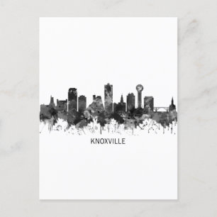 Knoxville Tennessee Skyline BW Helg Vykort