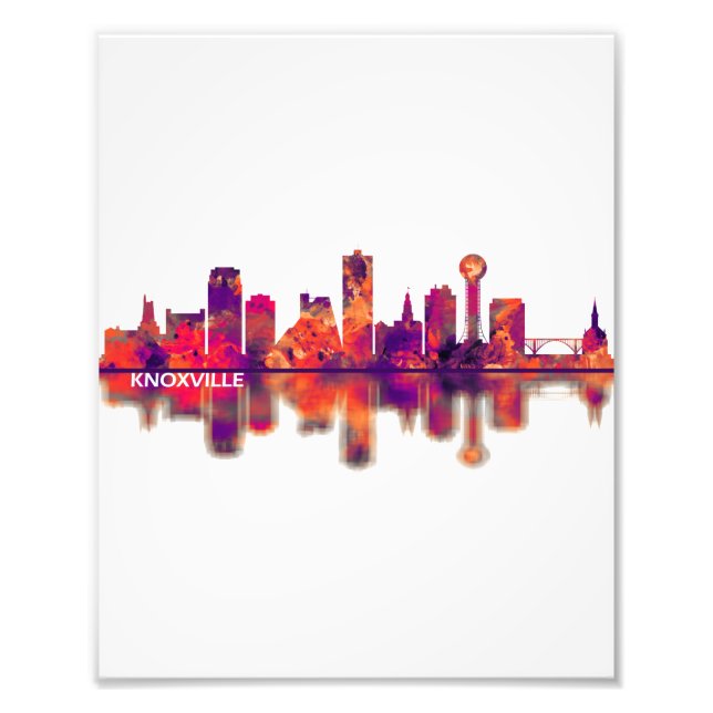Knoxville Tennessee Skyline Fototryck (Framsidan)