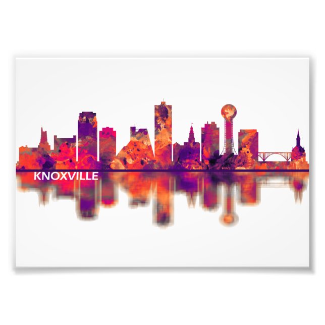 Knoxville Tennessee Skyline Fototryck (Framsidan)