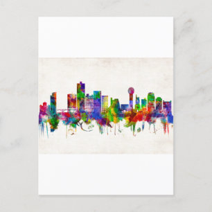 Knoxville Tennessee Skyline Helg Vykort