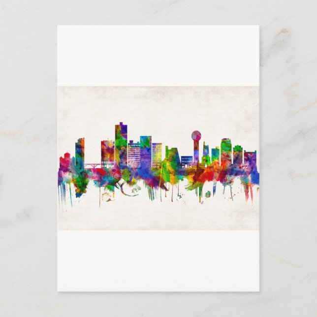 Knoxville Tennessee Skyline Helg Vykort (Framsida)