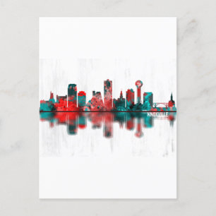 Knoxville Tennessee Skyline Inbjudan Vykort