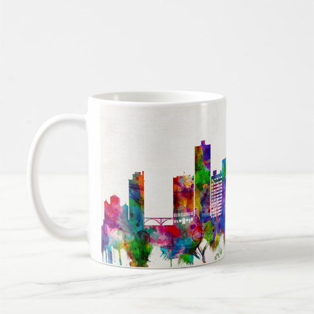 Knoxville Tennessee Skyline Kaffemugg (Vänster)