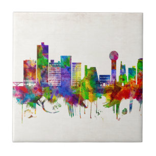 Knoxville Tennessee Skyline Kakelplatta