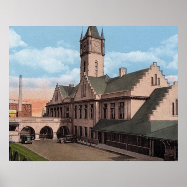 Knoxville Tennessee Southern Railroad Depot Poster (Framsidan)