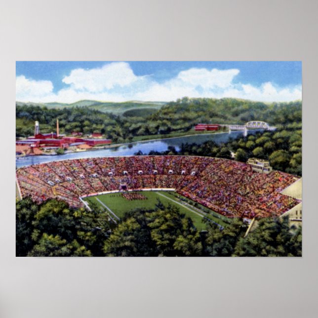 Knoxville Tennessee Stadium Poster (Framsidan)