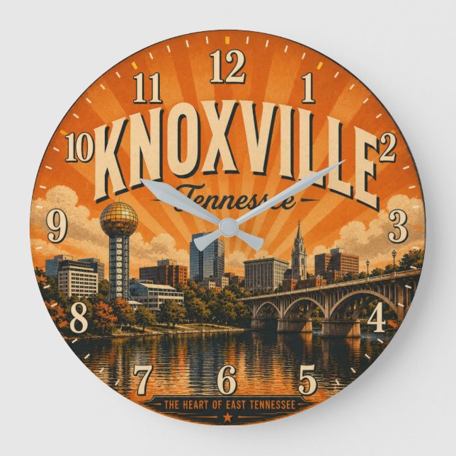 Knoxville Tennessee Stor Klocka (Framsida)
