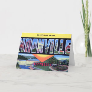 Knoxville Tennessee stora brevhälsningar Kort