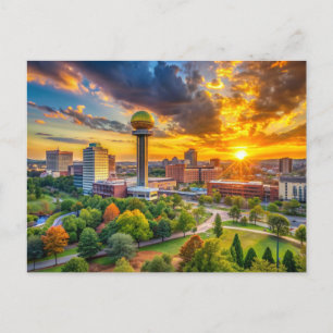 Knoxville, Tennessee, Sunset Vykort