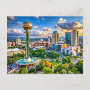 Knoxville, Tennessee, Sunsphere Vykort