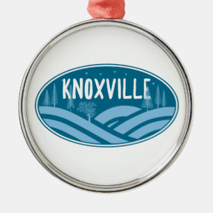 Knoxville Tennessee-utomhus Julgransprydnad Metall