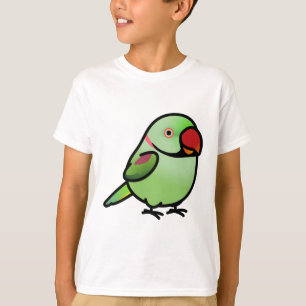Knubbig Alexandrine Indian Ringhalsparakeet T Shirt