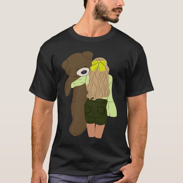 knubbig av fluffy t shirt (Framsida)