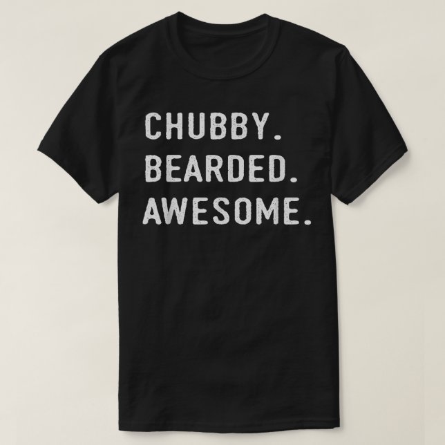 Knubbig Bearded Fantastisk Pappa Santa T Shirt (Design framsida)