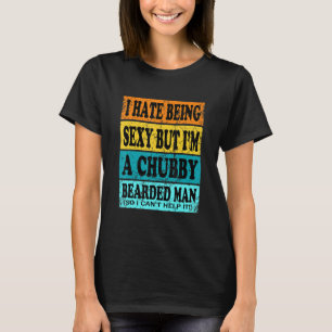 Knubbig Bearded Man Beard För manar T Shirt