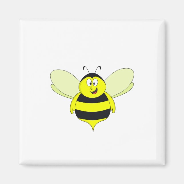 Knubbig Bee Magnet (Framsidan)