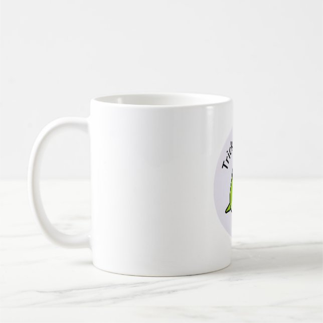 Knubbig Bird Frankenstein Parrotlet - Halloween Kaffemugg (Vänster)