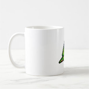 Knubbig Blåskallig Pionus Parrot Kaffemugg