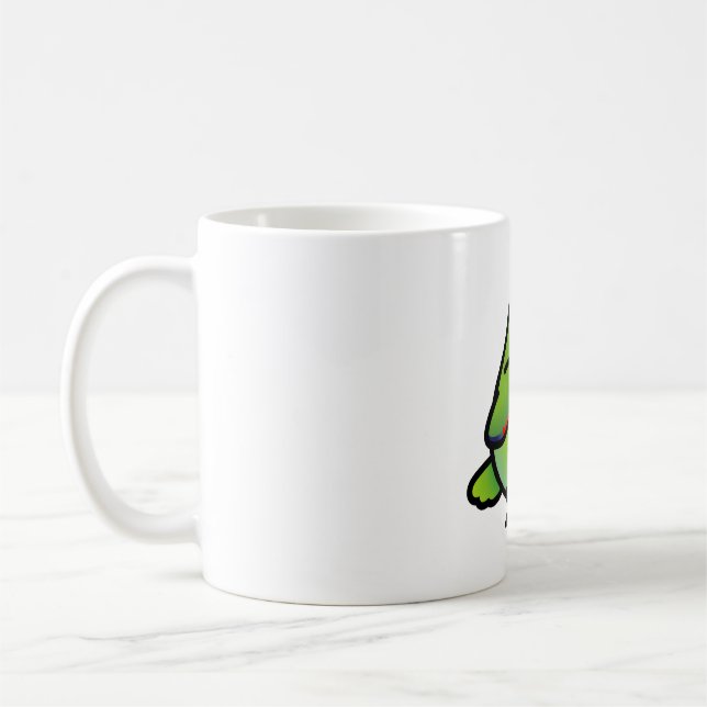 Knubbig Blue-fronted Amazon Kaffemugg (Vänster)