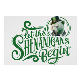Knubbig Boo Boo "Shenanigans begin" Poster Glossy Perfect Poster