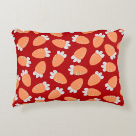 Knubbig Carrots Red Prydnadskudde