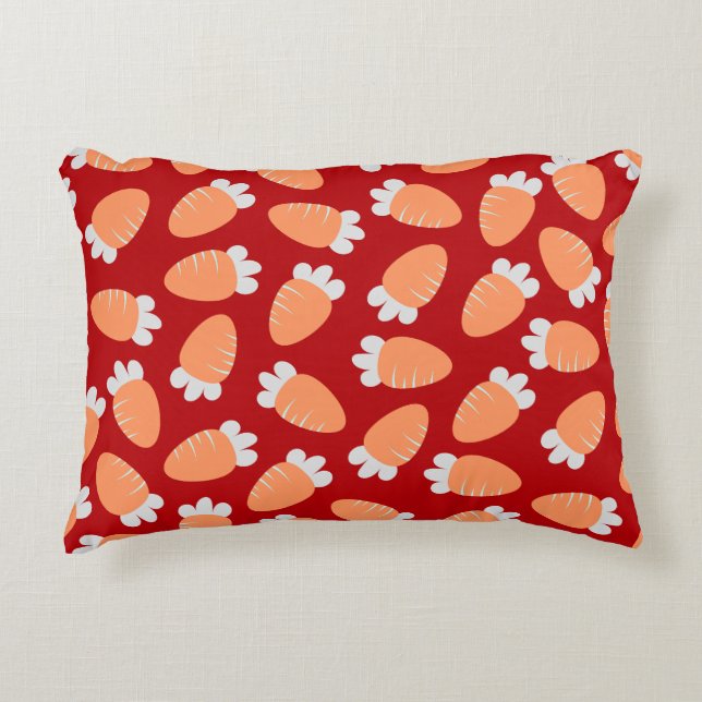 Knubbig Carrots Red Prydnadskudde (Framsidan)