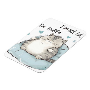Knubbig Cat Chill Vibes Magnet