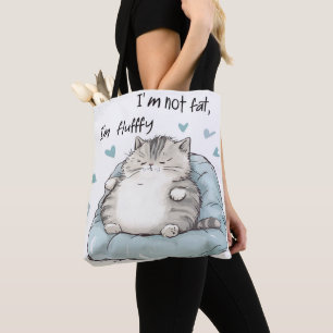 Knubbig Cat Chill Vibes Tygkasse