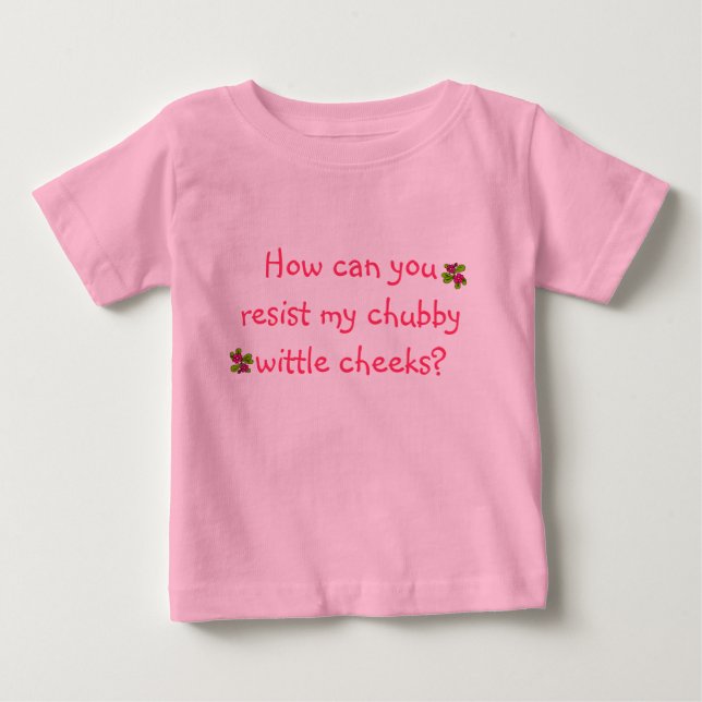 Knubbig Cheeks. T-shirt (Framsida)