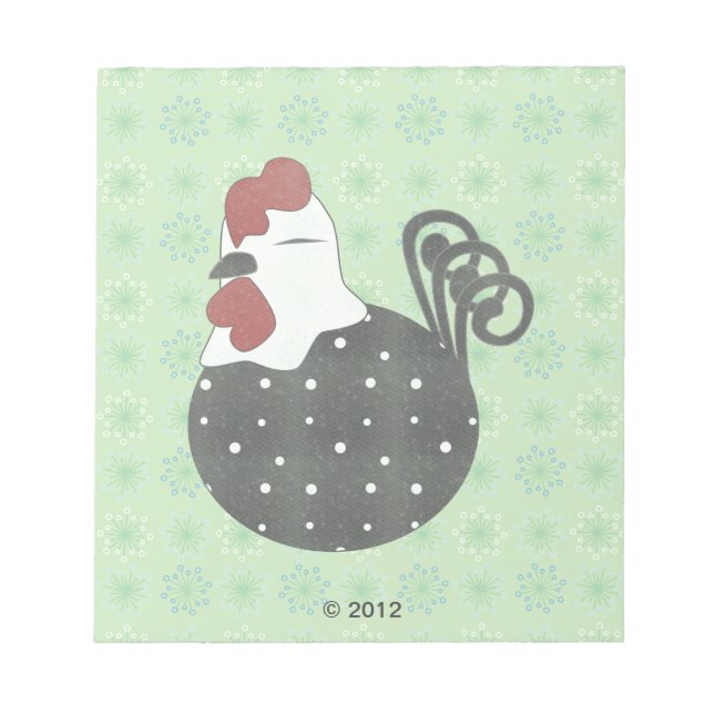 Knubbig Chicken Anteckningsblock (Framsida)
