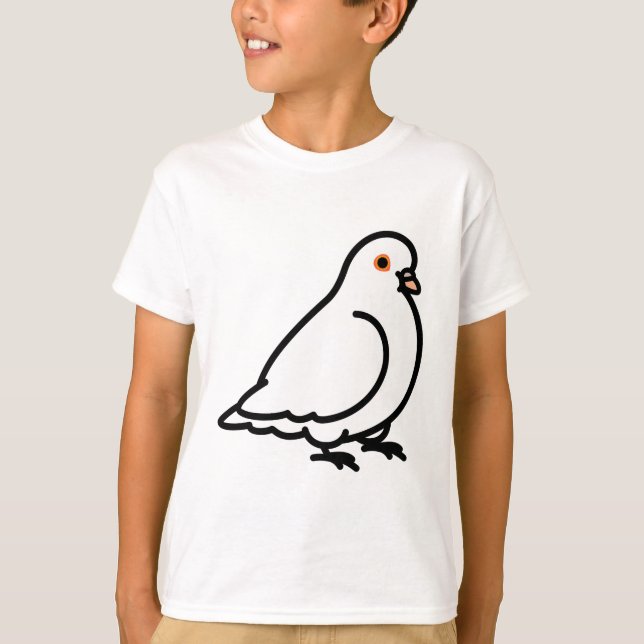 Knubbig Dove T Shirt (Framsida)