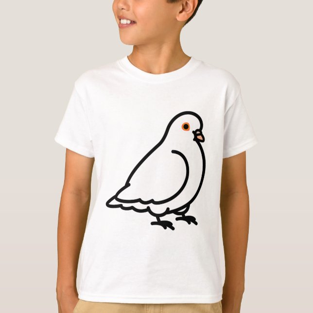 Knubbig Dove T Shirt (Framsida)