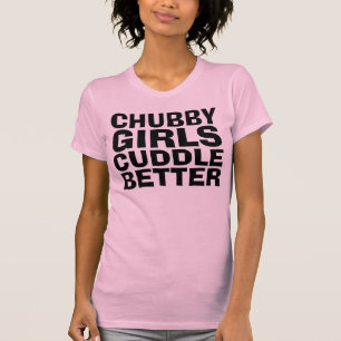 KNUBBIG GIRLS CUDDLE BÄTTRE Lustiga T-shirts