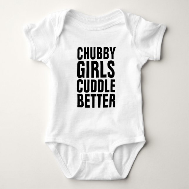 KNUBBIG GIRLS CUDDLE BETTER, Curvy dam T-shirts (Framsida)