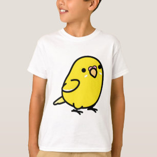 Knubbig Gult Lutino Budgie Parakeet T Shirt