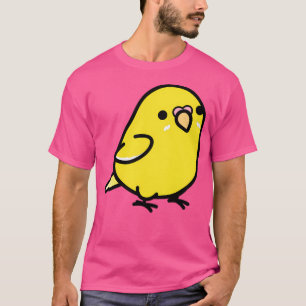 Knubbig Gult Lutino Budgie Parakeet T Shirt
