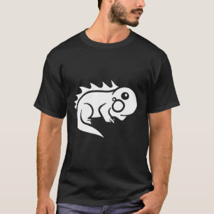 Knubbig Iguana Herbivorous Lizard Vass Öga Specie T Shirt