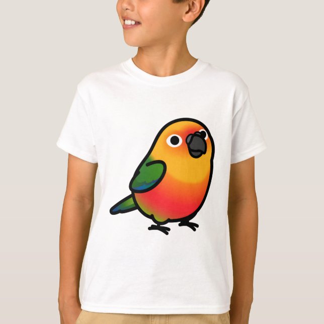 Knubbig Jenday Conure T Shirt (Framsida)