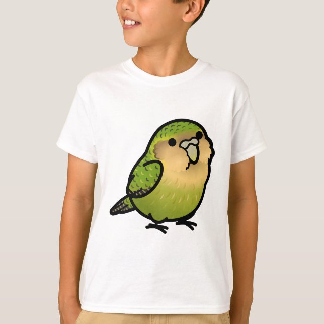 Knubbig Kakapo T Shirt (Framsida)