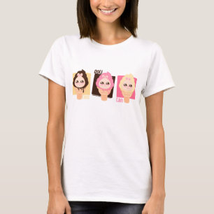 knubbig kaniniskräm-neopolitan t-shirt