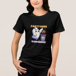 Knubbig Kawaii Ghost Throwing Sopor med Wisdom T Shirt