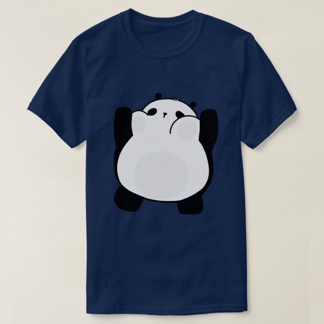 Knubbig Little Panda T Shirt (Design framsida)