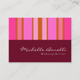 Knubbig Makeup Artist Rosa Feminine Visitkort