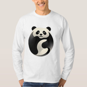 Knubbig Panda - Skönhet i svartvitt T Shirt