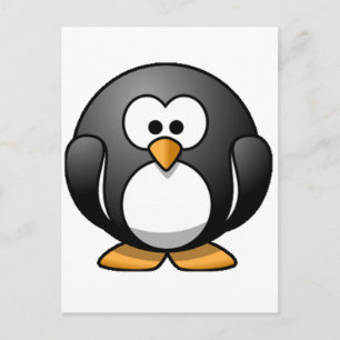 Knubbig Penguin Vykort