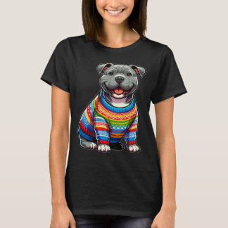 Knubbig Pitbull Hund Puppy Sweater Älskare T Shirt