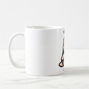 Knubbig Plucker Moluccan Cockatoo med Hoodie Kaffemugg
