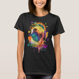 Knubbig Puggy Pug Humor Dutch Bulldog Animal Pun T Shirt
